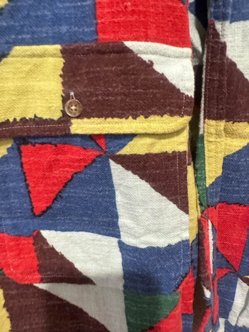 Gilded Intent Multicolor Geometric Top - Picture 10 of 10